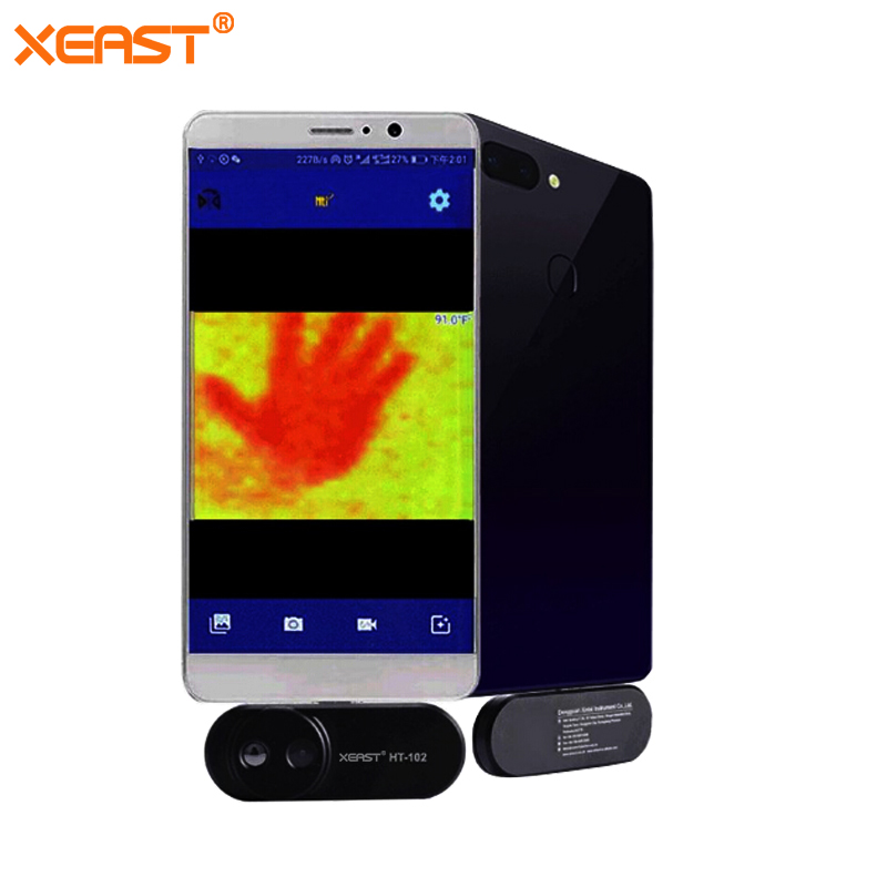 2019 Заводская Цена HT-102 Мобильный Телефон Тепловизор Поддержка Видео Картинки для Android Тип C Инфракрасной Камеры