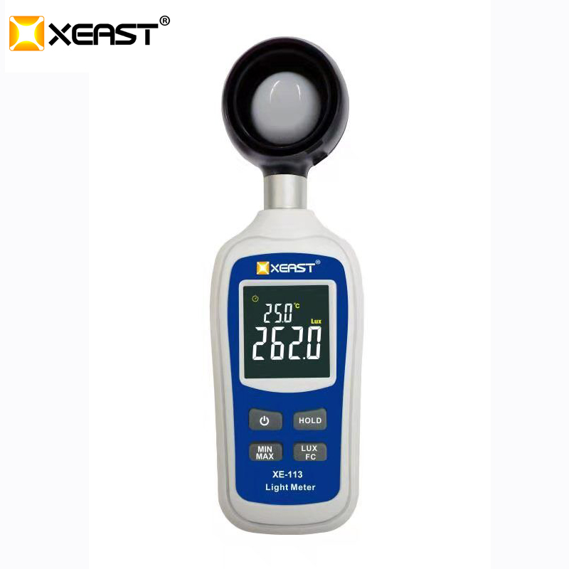 XEAST 2021 Mini Cheap Factory Price Digital Light Lux Meter Luminous Light Intensity Tester XE-113