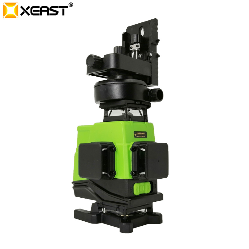 XEAST 3 / 4D高精度绿光12/16线激光水平仪自动自动调平360垂直和水平棒墙工具
