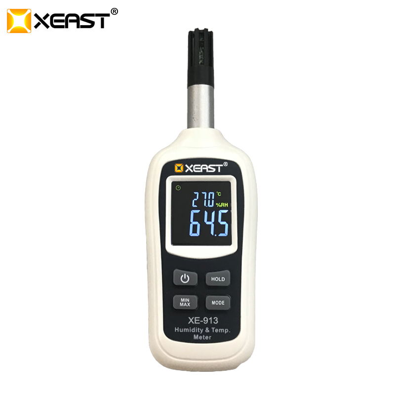 XEAST مصغرة انخفاض سعر المصنع الحرارية الرطوبة الرقمية الرطوبة ودرجة الحرارة متر XE-913