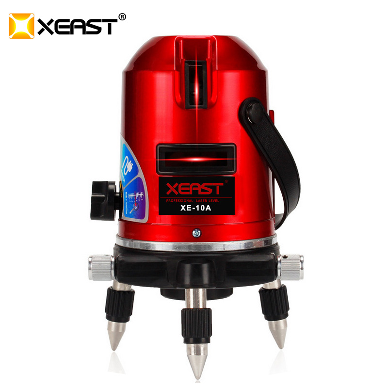 XEAST XE-10A 5 linee 6 punti livello laser livellamento linea laser 360 rotary cross con modello esterno
