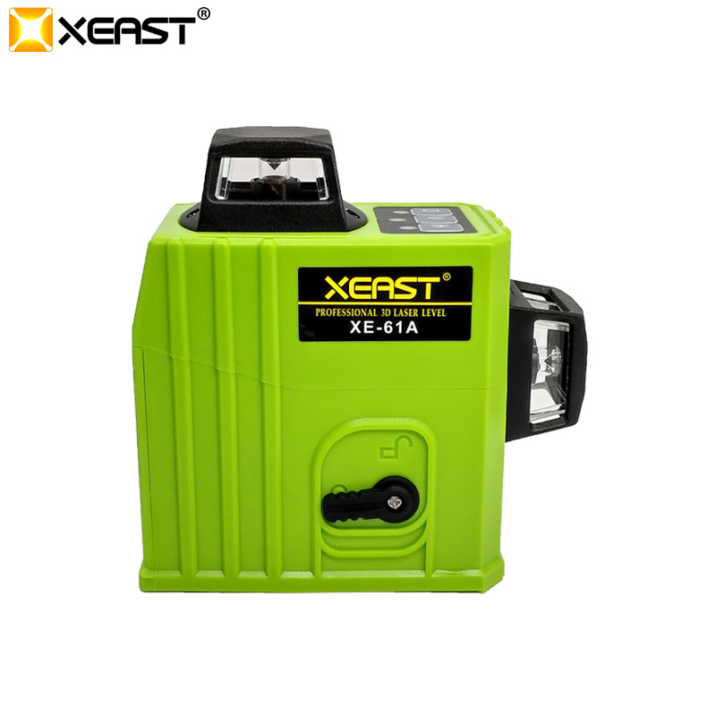 Xeast XE-61A 12ライン低価格360ロータリー3Dグリーンレーザーレベル