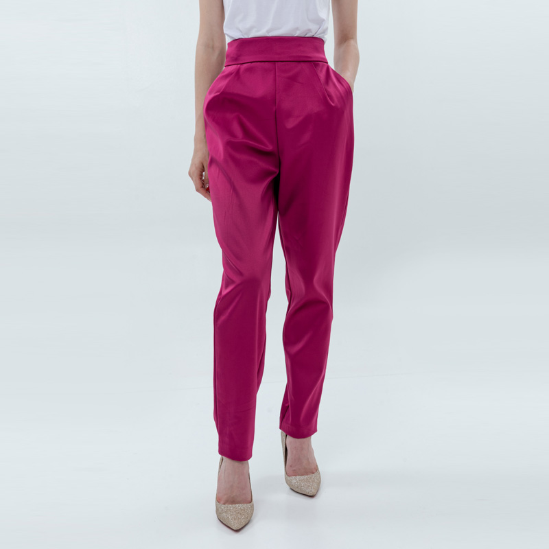 Ladies Pencil Pant with Sheen