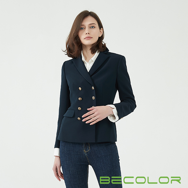 Navy Double-breasted Suit China Factory