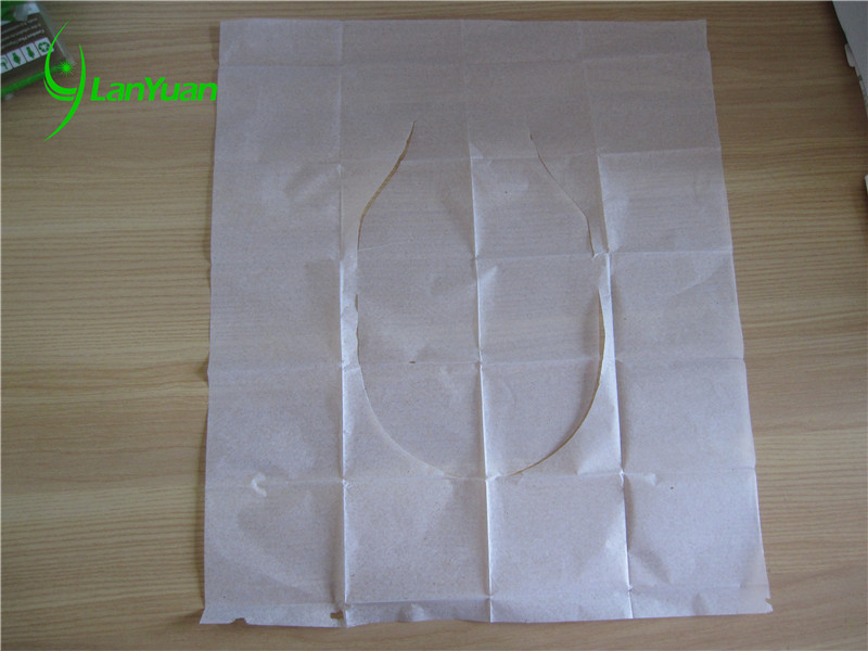 10pc-pack portable disposable paper toilet seat cover
