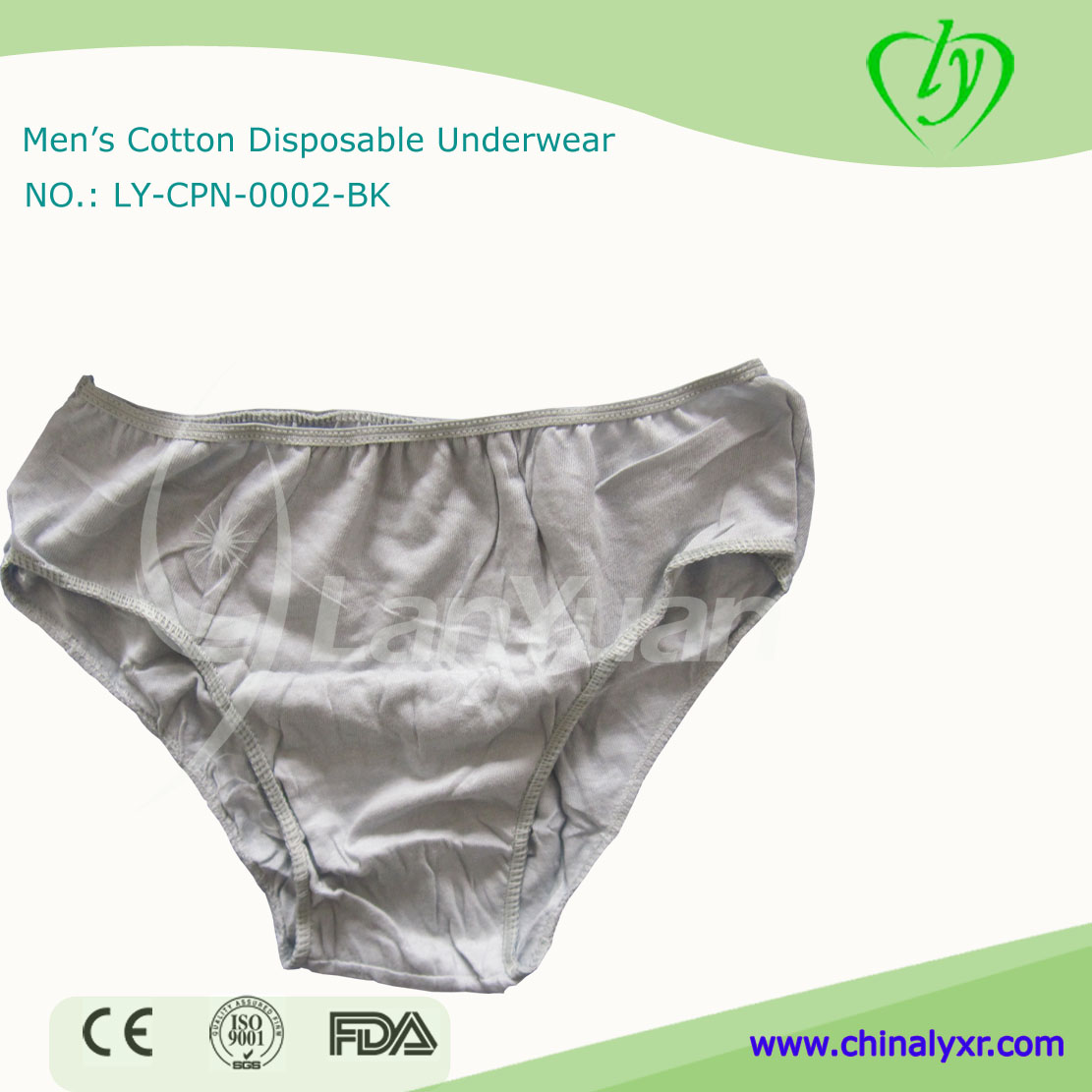 90g Disposable Cotton Underwear for Men