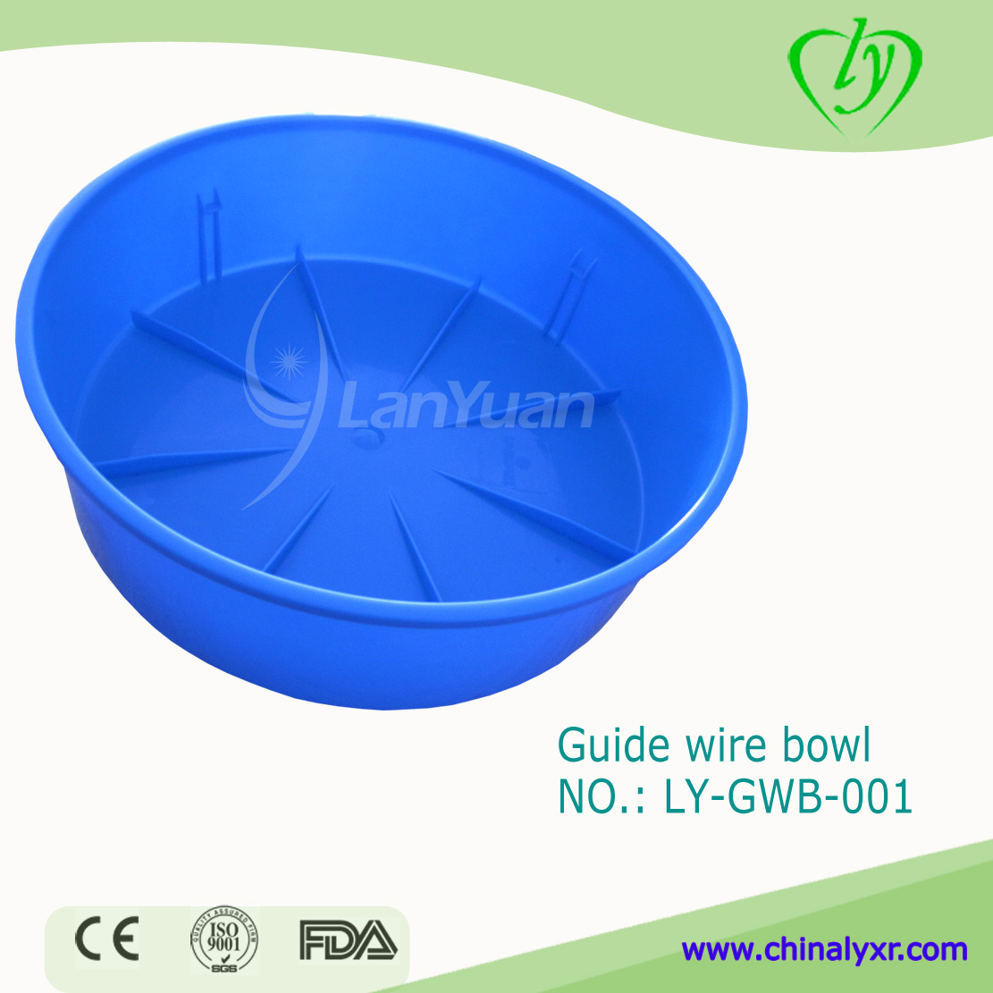 Blue Disposable Surgical Guide Wire Bowl