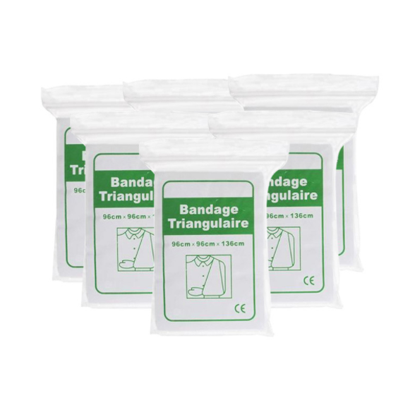 CE Disposable Triangular Bandage Medical Non-woven Triangulaire  Triangle Towel First Aid Bandage