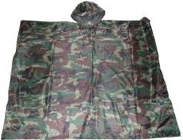 Camouflage Rain Suit pour Hinking avec capuche