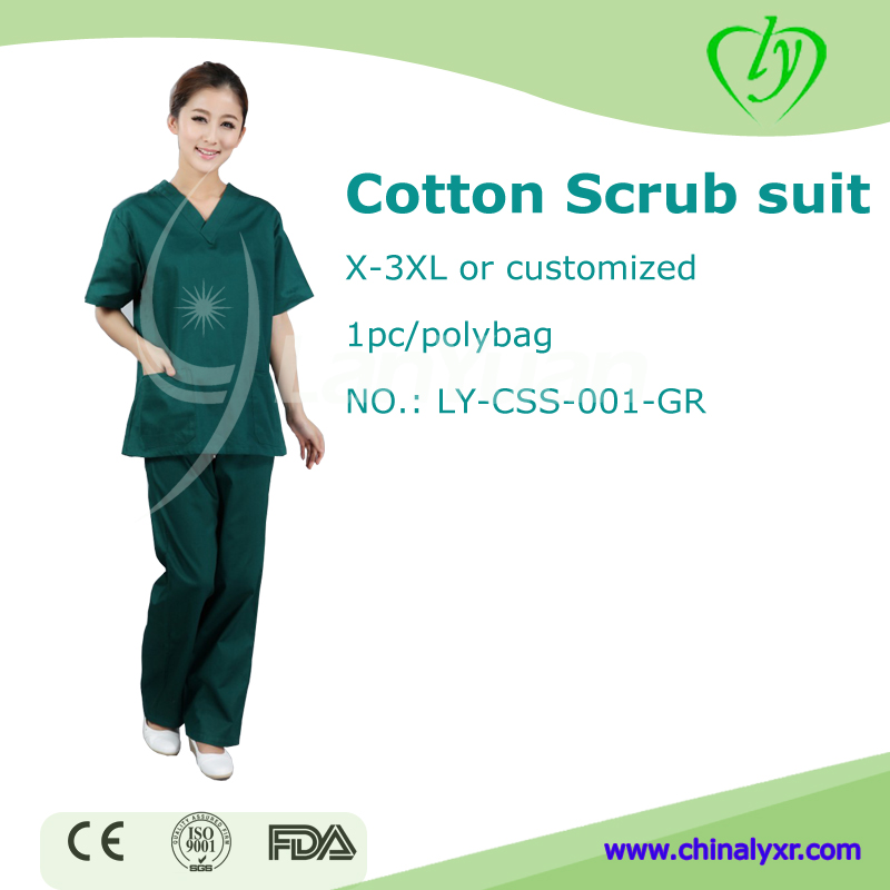 Cotton Nurse Scrub Suit Work Clothes