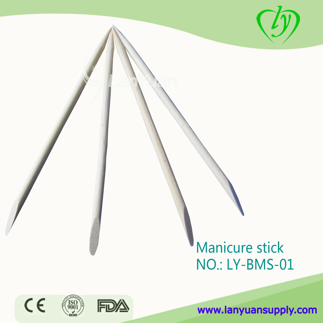 Disposable Bamboo Manicure Stick for Nai Care