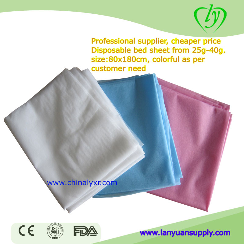 Disposable Colorful Bed Sheets Massage Table