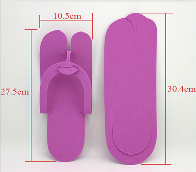 Disposable Colorful Print Beach EVA Slippers