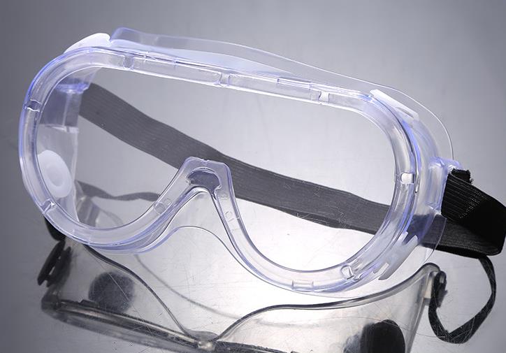 На заводе оптовые химические антивирусные защитные очки из ПВХ для медицинских ...