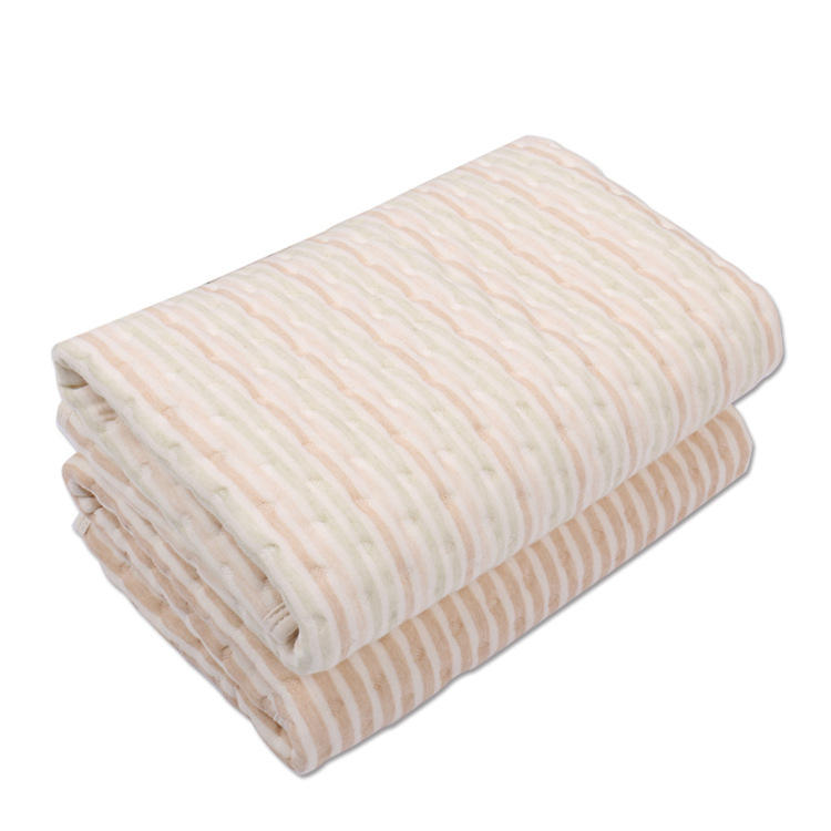 Almohadilla de cama absorbible reutilizable para bebés de algodón de fieltro