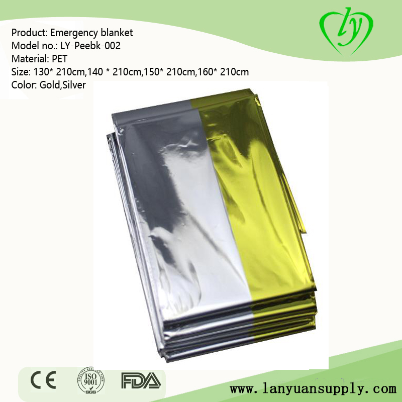 Gold Emergency Outdoor Blanket