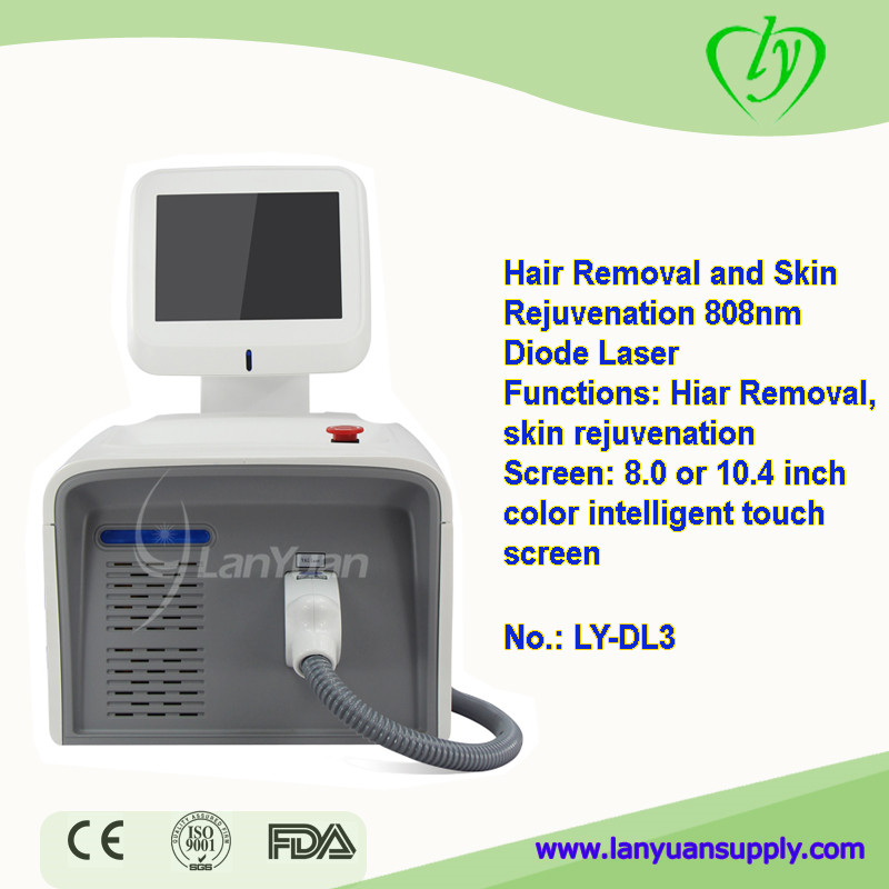 Hair Removal and Skin Rejuvenation 808nm Diode Laser Machine