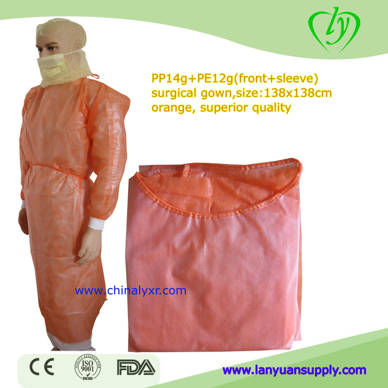 ISO Disposable Surgeon Gown supplier for Hospital use