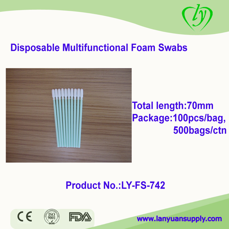 LY-FS-742 médicos desechables esponjas de espuma Dentales / Swabs