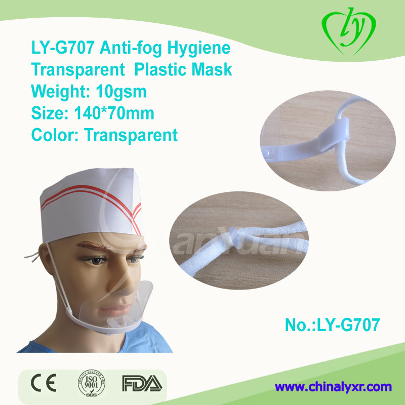 LY-G707-Antibeschlag-Hygiene-transparente Plastikmaske