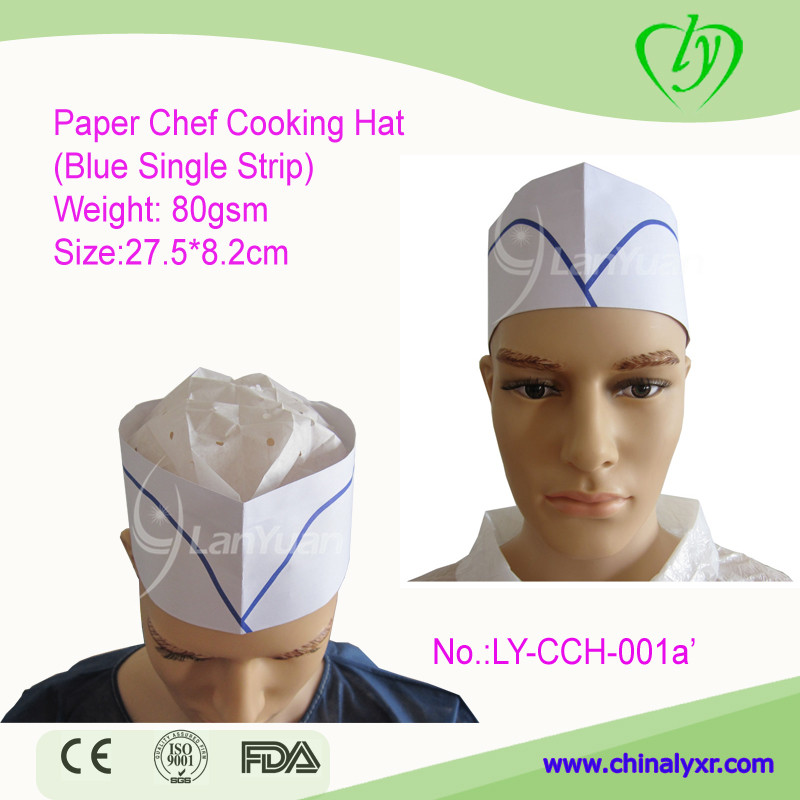 Поварская шляпа LY Paper Chef Cooking Hat