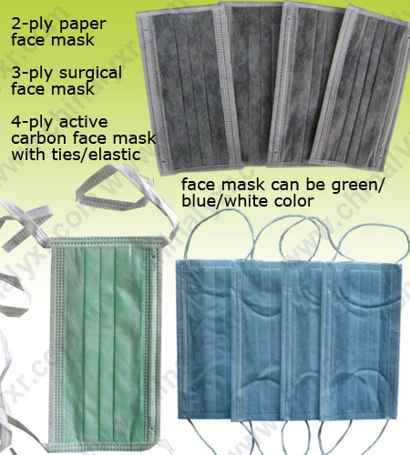 Ly 3-Ply Ear Loop Disposable Face Mask for Health Care