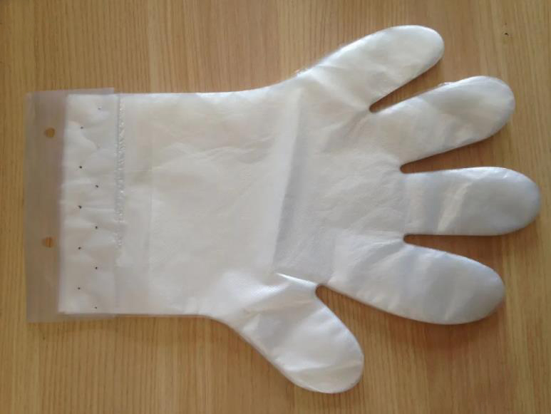 Ly Einweg-PE-Handschuhe in Weiß für die Lebensmittelindustrie