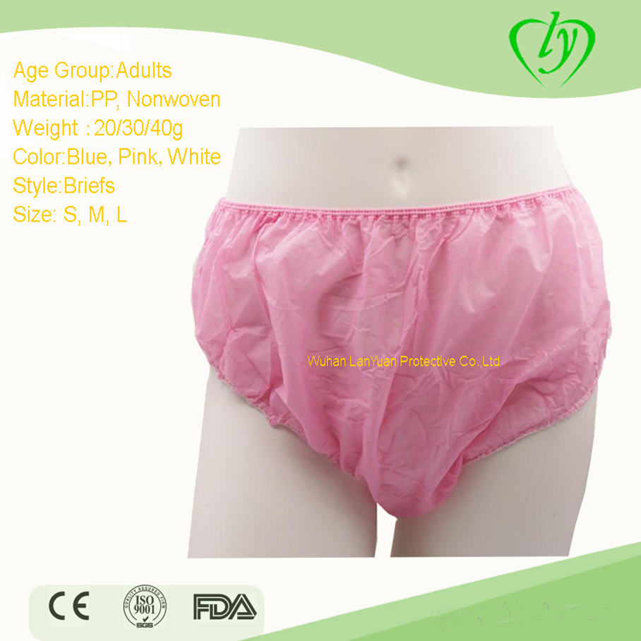 Maker Pink Non Woven Disposable Under Wear