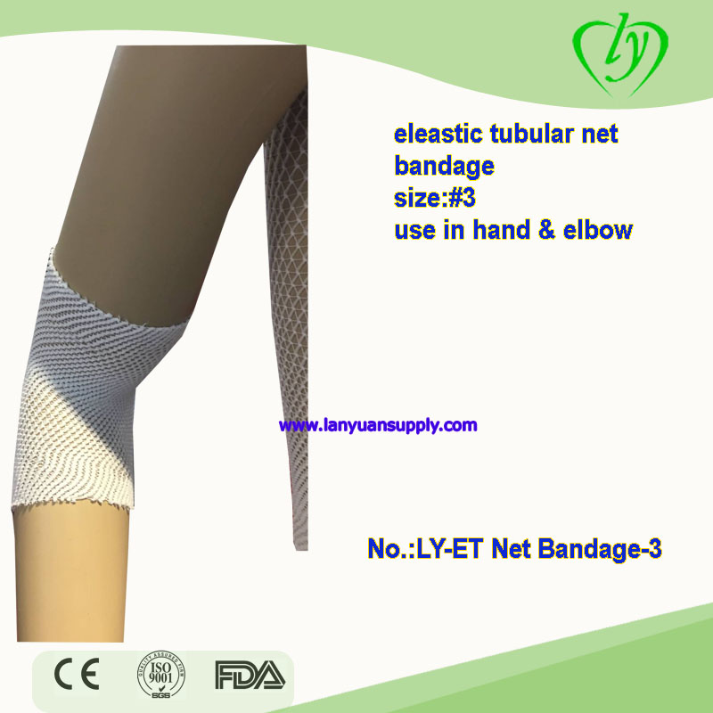 Medical Supply Elastic Net Bandage used in Hand and Elbow