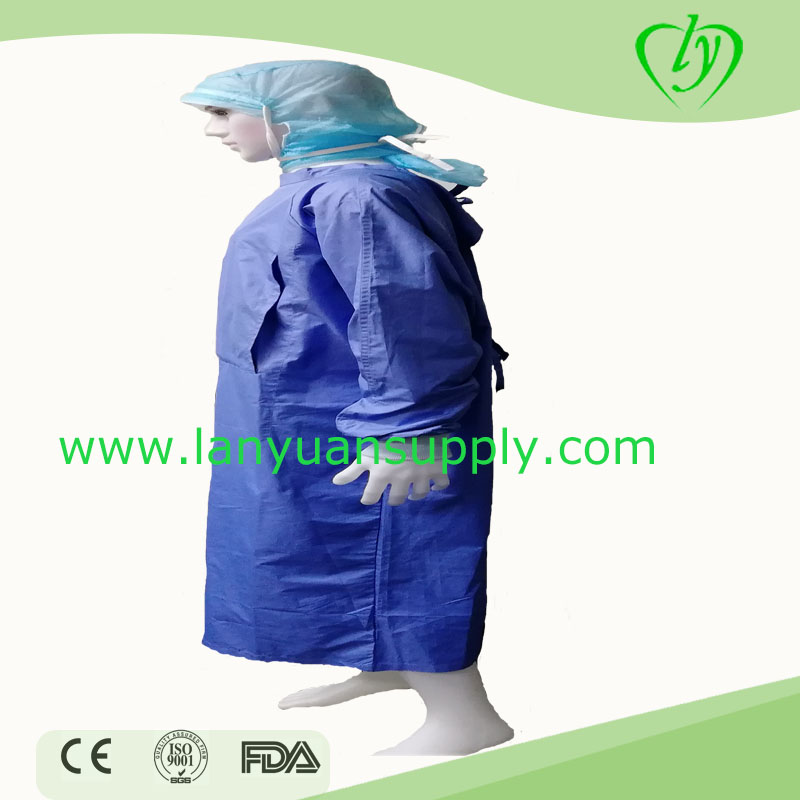 New arrival surgical gowns repeated used waterproof medical surgeon gown/operating gown with european style