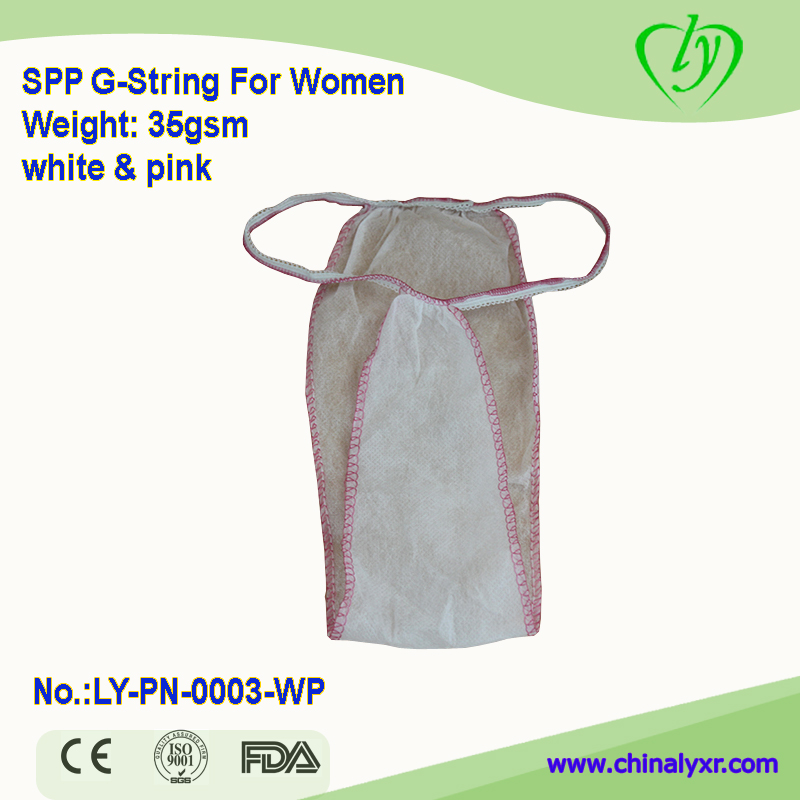 Non Woven Disposable G-string for Women