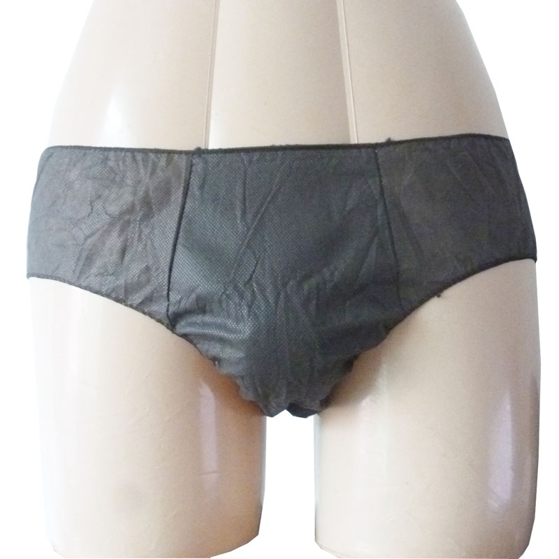 Nonwoven disposable underwear for men