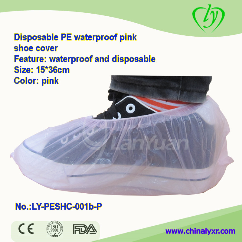 Funda de zapato impermeable desechable de PE