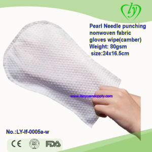 Pearl  Needle Punching  nonwoven  fabric  gloves  wipe