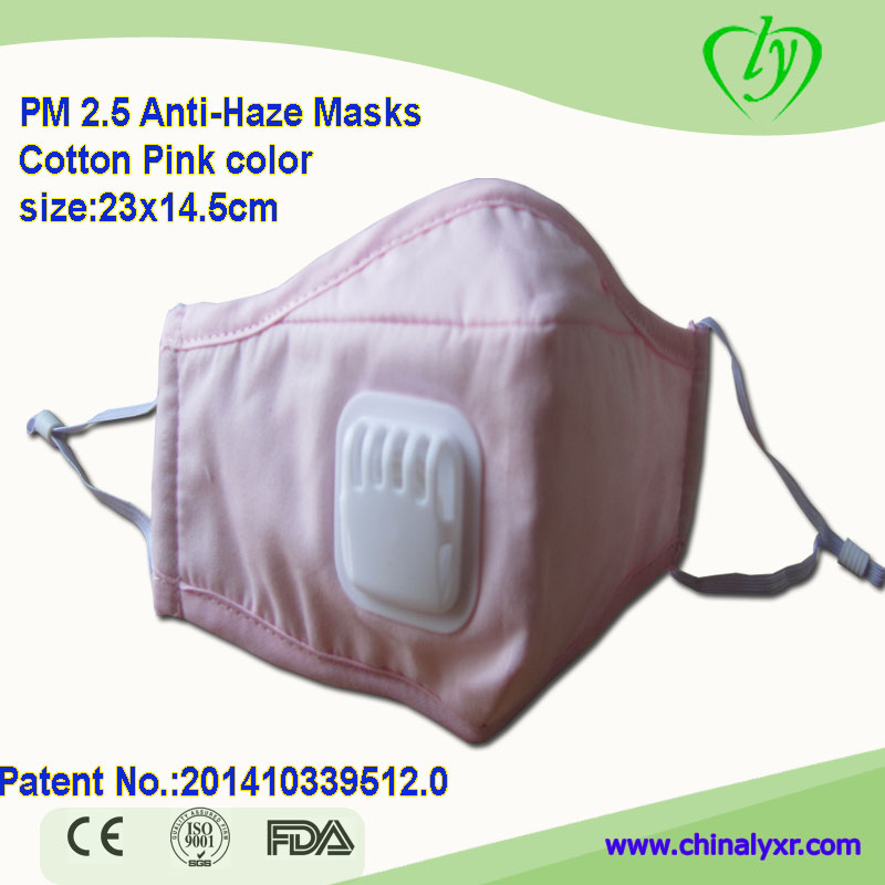 Washable and Breathable Pink Dust Mask