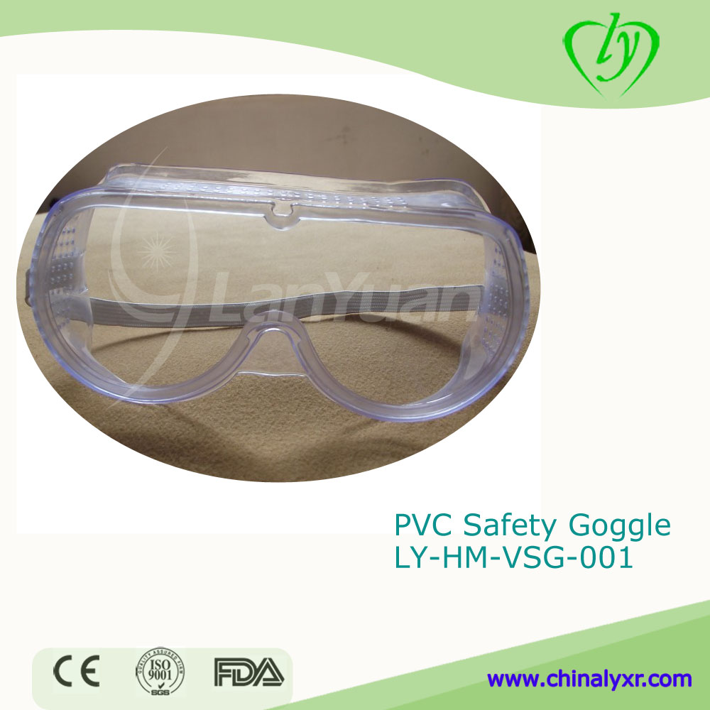 Protective Eyewear PPE PVC Anti-Fog Safety Goggles Glasses