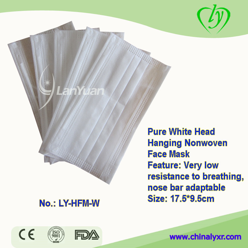 Pur White Head Hanging Nonwoven Masque