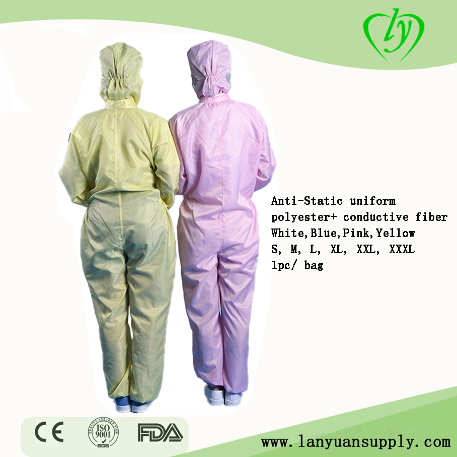 Supplier ESD Safe Anti-static clothing Protective coverall