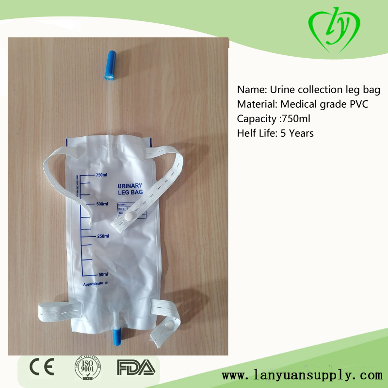 Manufacturer Urine Collection Leg Bag 750ml