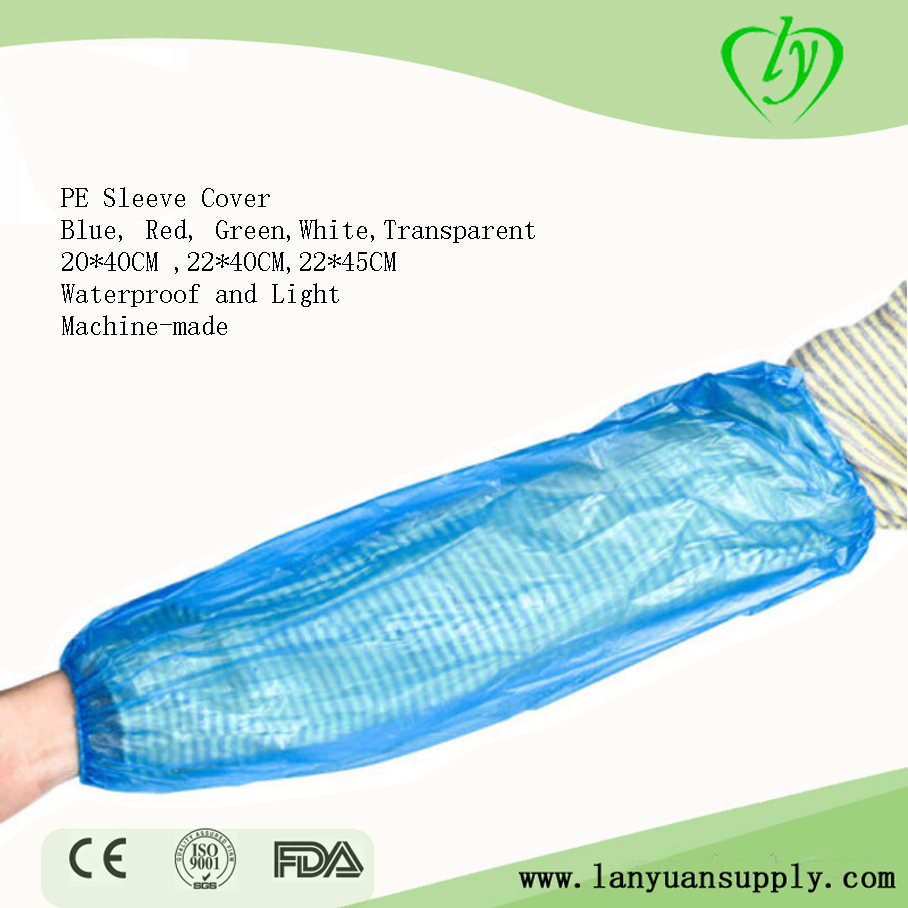 Wholesale Polyethylene LDPE disposable plastic arm sleeve cover PE over sleeve