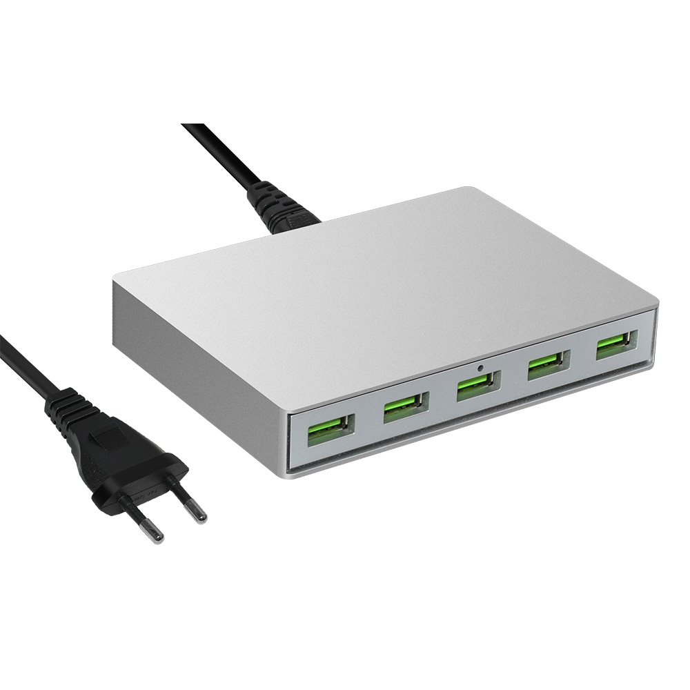 5 Ports QC3.0 USB Power Adapter For 45W T-Tip MacBook