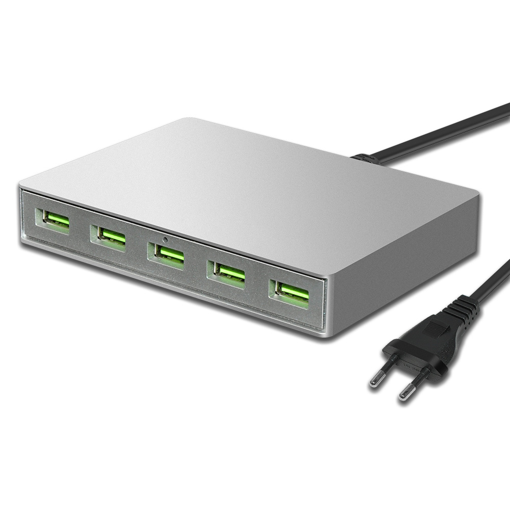 5 Ports QC3.0 USB Power Adapter For 60W L-Tip MacBook