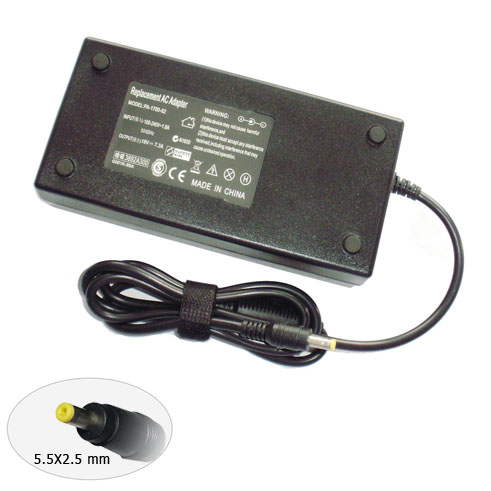 AC Adapter for ACER 19V 7.3A 139W 5.5X2.5mm yellow