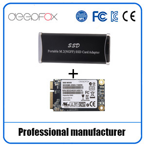 Deepfox SSD mSATA 128 GB disco rigido SSD con custodia per tablet PC / Ultra libri