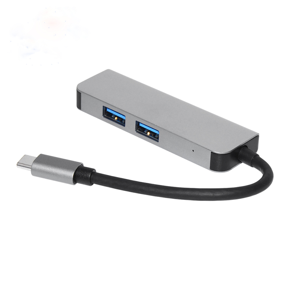 E-Sun 3 in 1 Type C USB C Hub Docking Adapter to 3.0 USB 4K UHD HUB For Type C Laptop