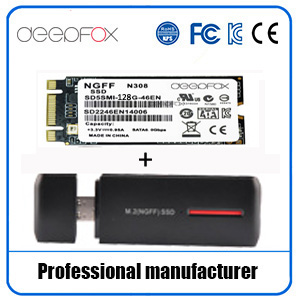 Portable mini mobile hard disk box suitable for M. 2 (NGFF) SSD