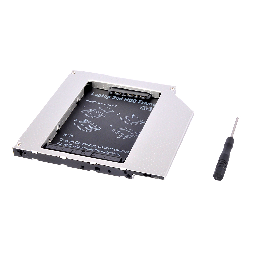 HD9001-SS 9 mm 2ème HDD Caddy Built-in tournevis