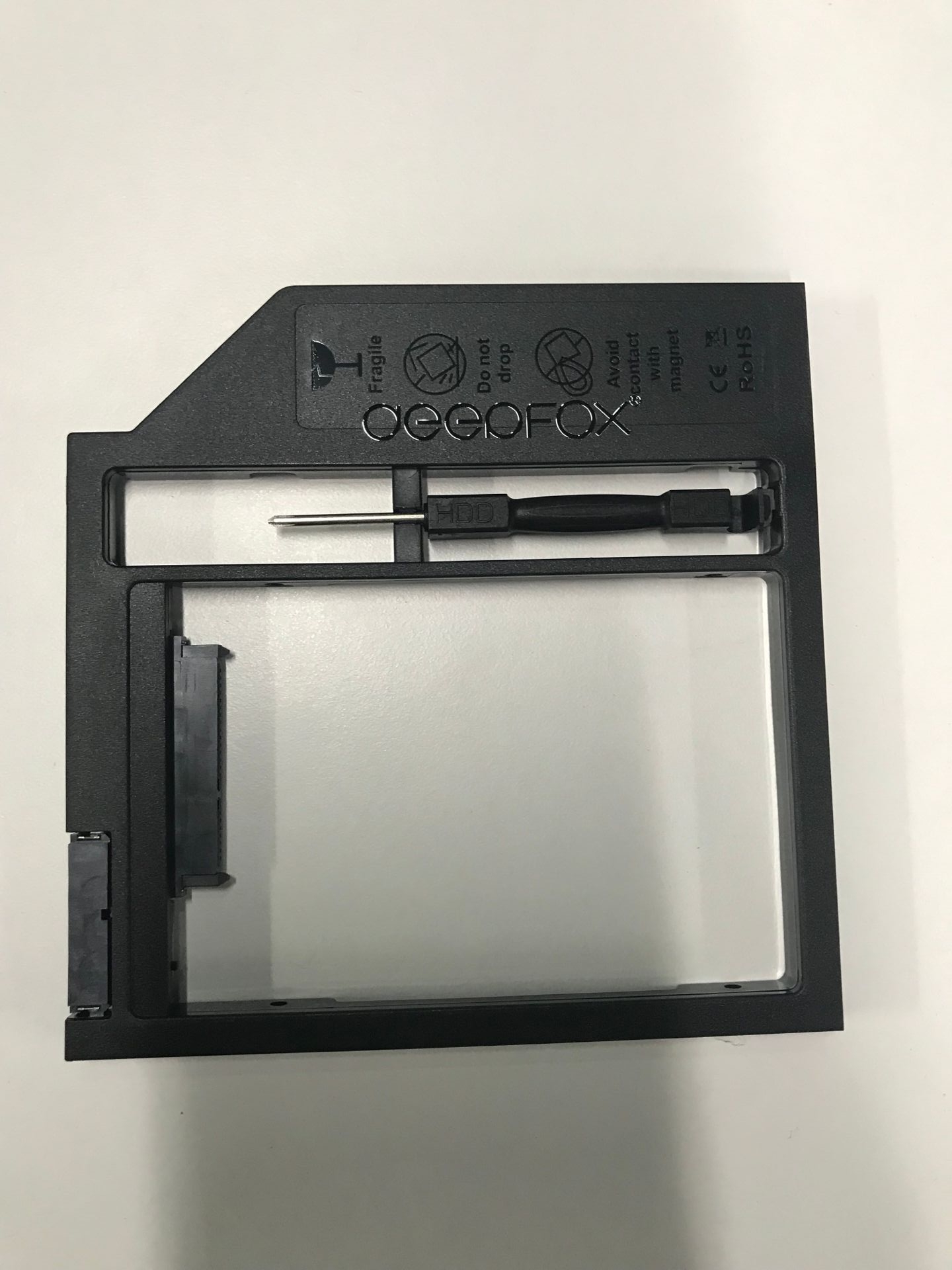 Пластмассовый материал хдс9001-СС 9.5 мм, 2-й жесткий диск с отверткой