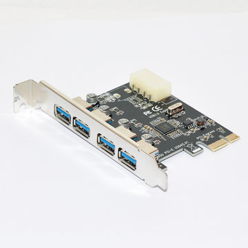 M 4 Port PCI-E to USB 3.0 HUB PCI Express Expansion Card Adapter Supports 5 Gbps Speed