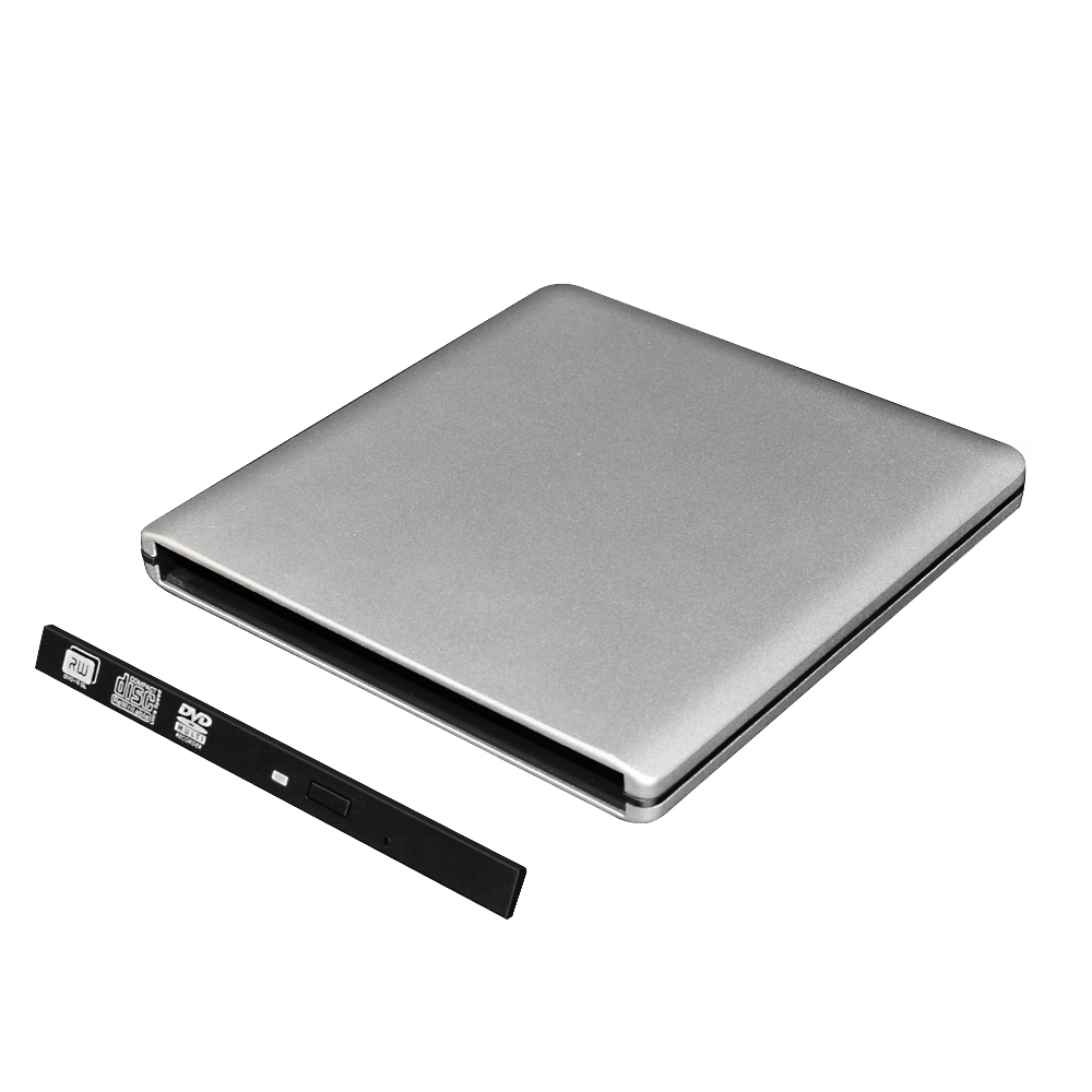 ODP95S-SU3 USB 3.0 externo de aleación de aluminio de 9.5 mm caja de DVD